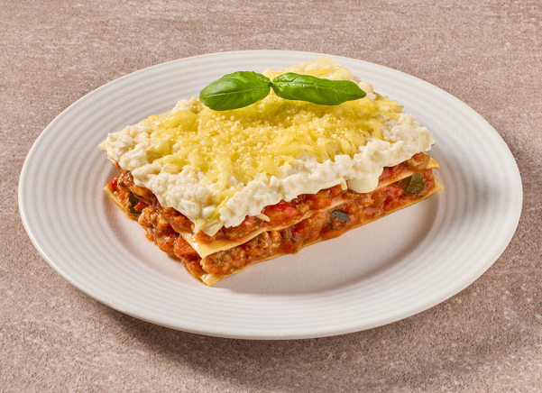 Lasagne bolognese (kleine eiwitrijke maaltijd)