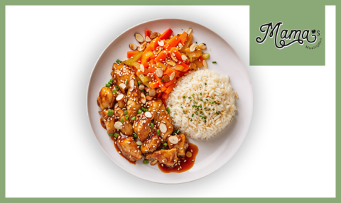 Mama's Maaltijden - Chicken teriyaki met rijst en groentenmix