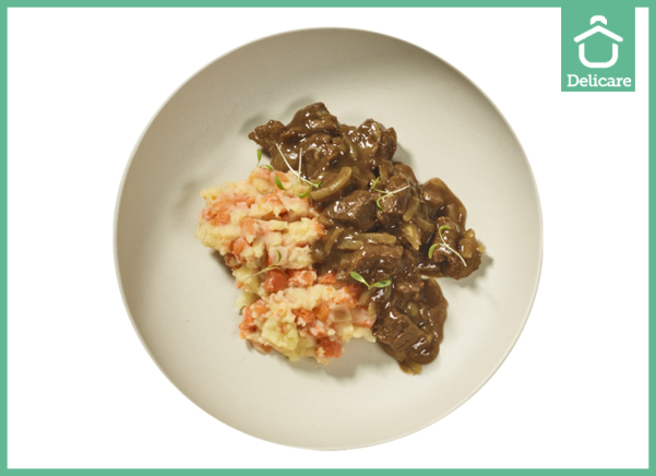 Hutspot met runderstoverij (natriumarm)