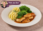 Kip in rozemarijnsaus met broccoliroosjes en aardappelpuree